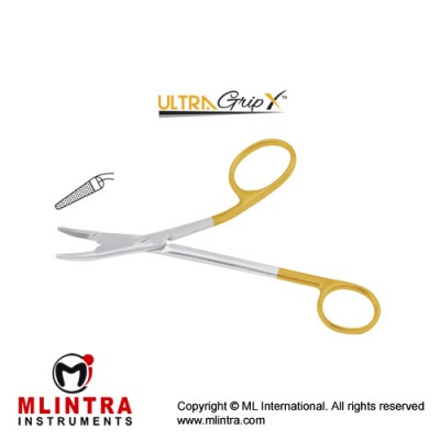UltraGripX™ TC Gillies-Mini Needle Holder Stainless Steel, 15 cm - 6"